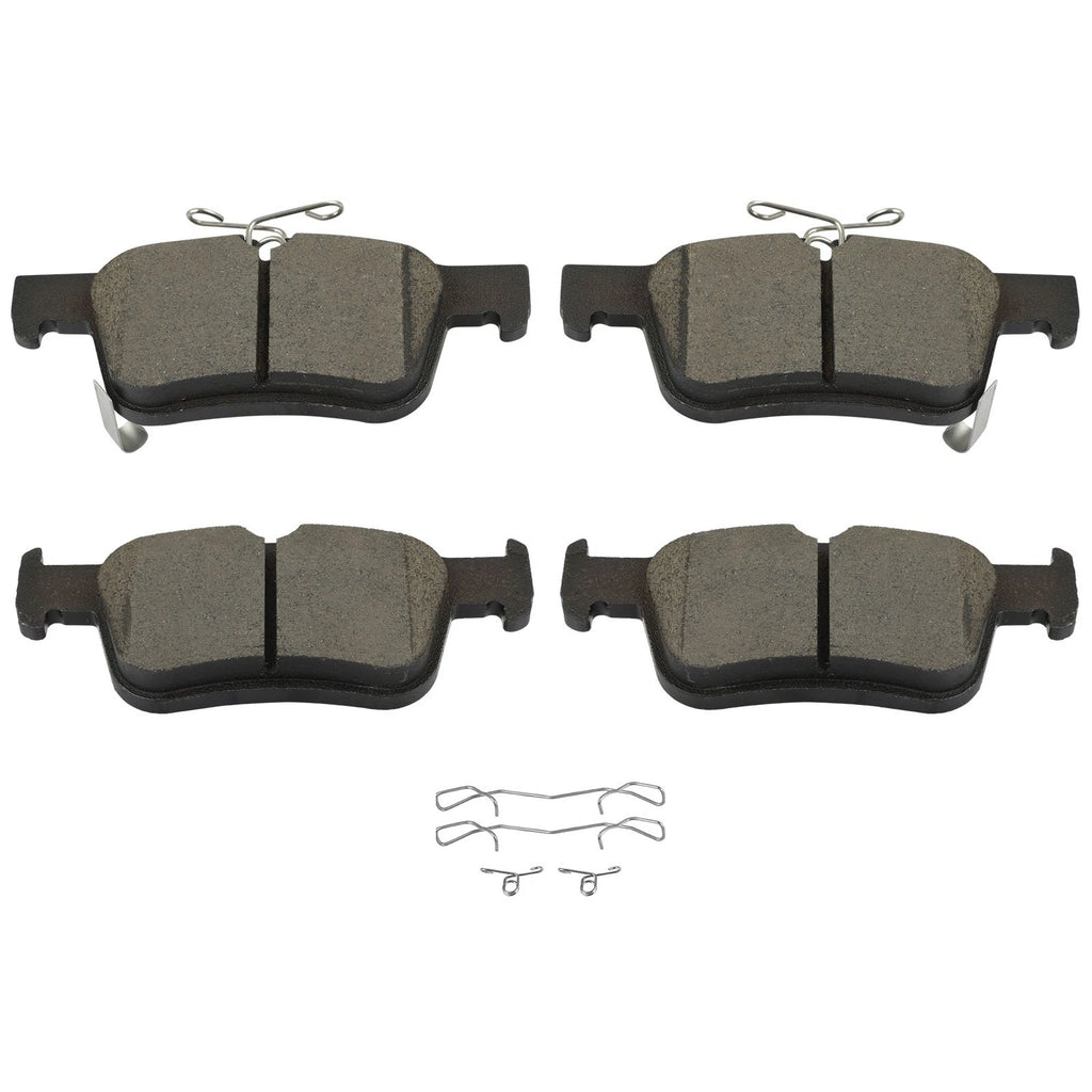 Set of 4 Ceramic Brake Pads for Honda Civic (2020–2022), Accord Si LX EX (2018–2022)