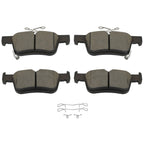 Set of 4 Ceramic Brake Pads for Honda Civic (2020–2022), Accord Si LX EX (2018–2022)