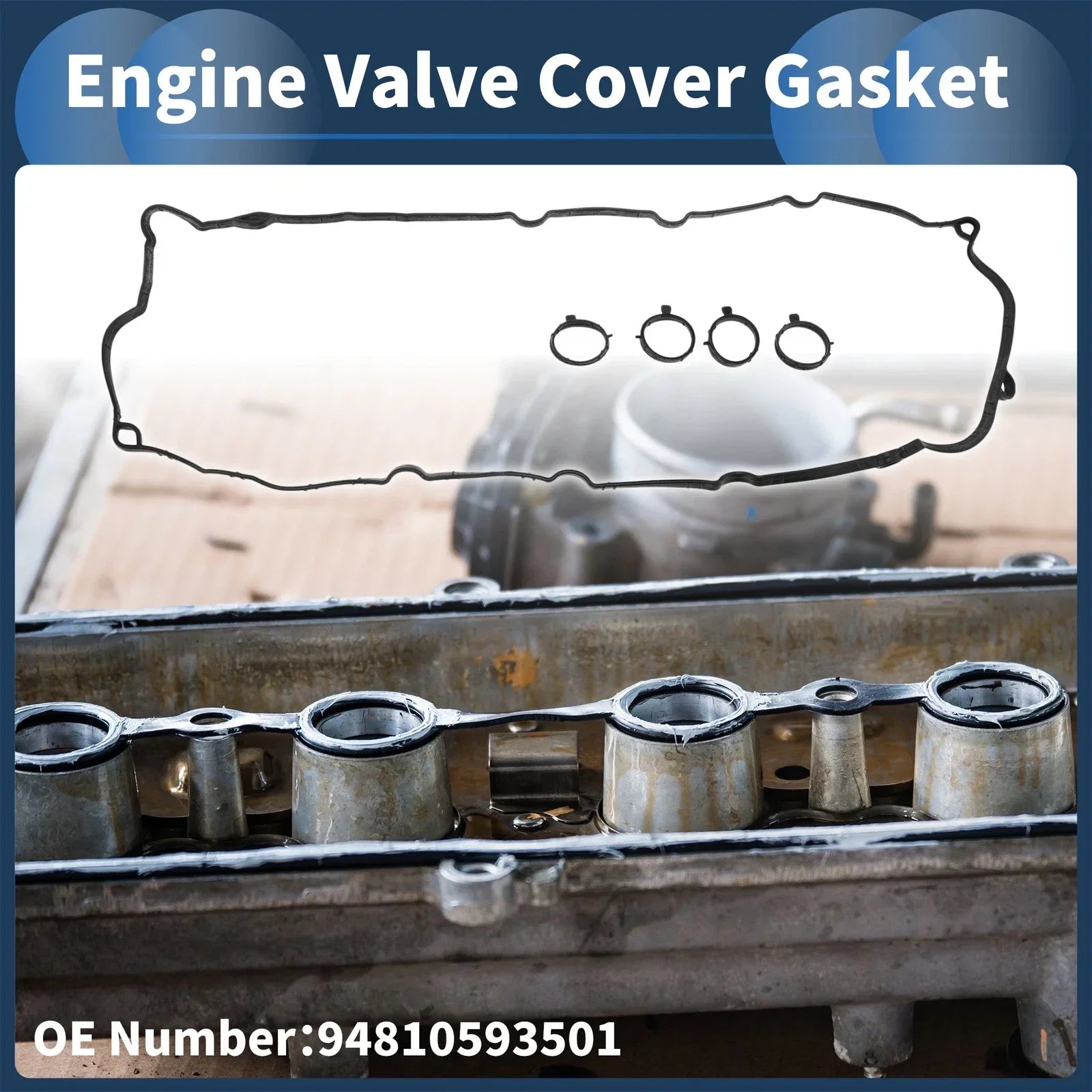 Engine Valve Cover Gasket for Porsche Panamera (2009-2016) 1 Set