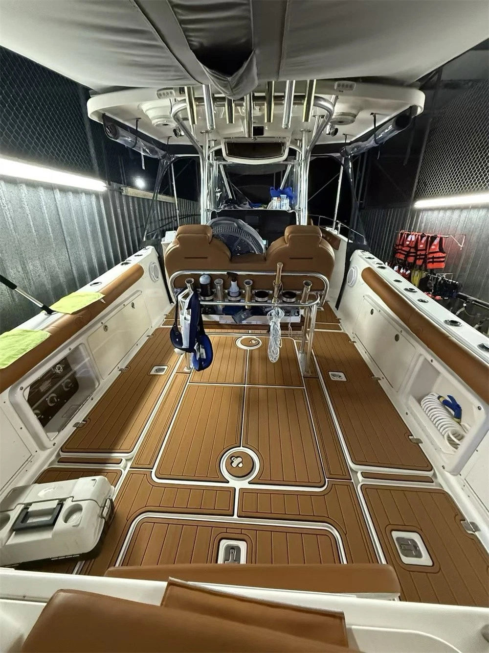 EVA Foam Teak Deck Floor Mat for Century 3200 CC (2005)