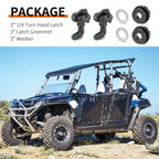 2 x Hood Latch Toggles & Washers Kit for Polaris RZR S 800 (2009–2014)