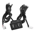 USB Socket for Most Cars (3.4x2.2cm, 4pin+6pin)