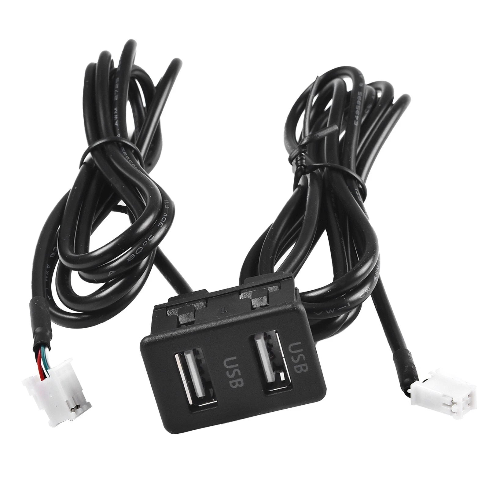 USB Socket for Most Cars (3.4x2.2cm, 4pin+6pin)