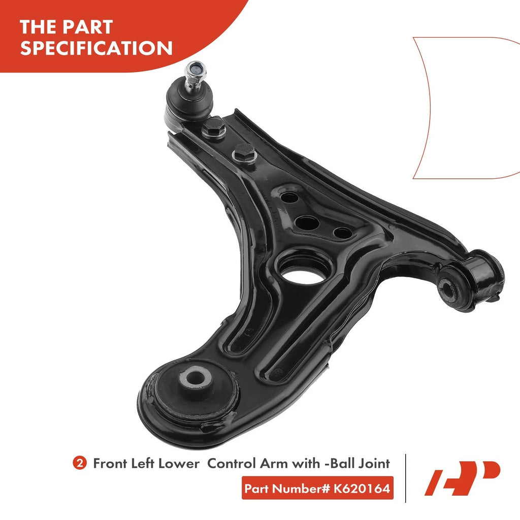 10x Front Control Arm with Ball Joint for Chevy Aveo G3 (2007-2011)