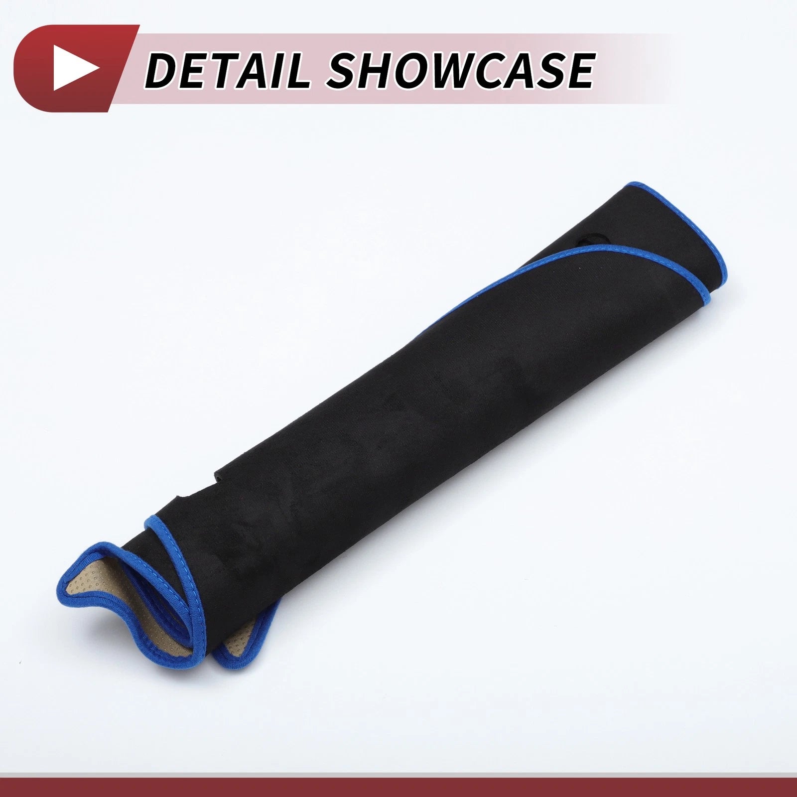 Dashboard Cover Mat for Toyota Estima 50 Series (2006–2019) Black Blue