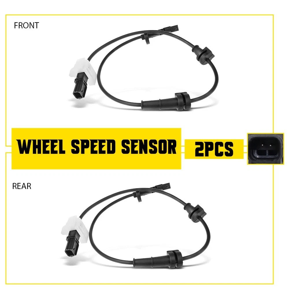 Rear ABS Wheel Speed Sensor Set for Honda Accord (2013–2017) - Mounted with Harness