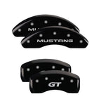 Front and Rear Black GT Brake Caliper Covers for 1997–1998 Ford Mustang