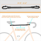 Adjustable Bike Bicycle Tube Top Rack Carrier Adaptor Extension Bar (60cm-80cm)