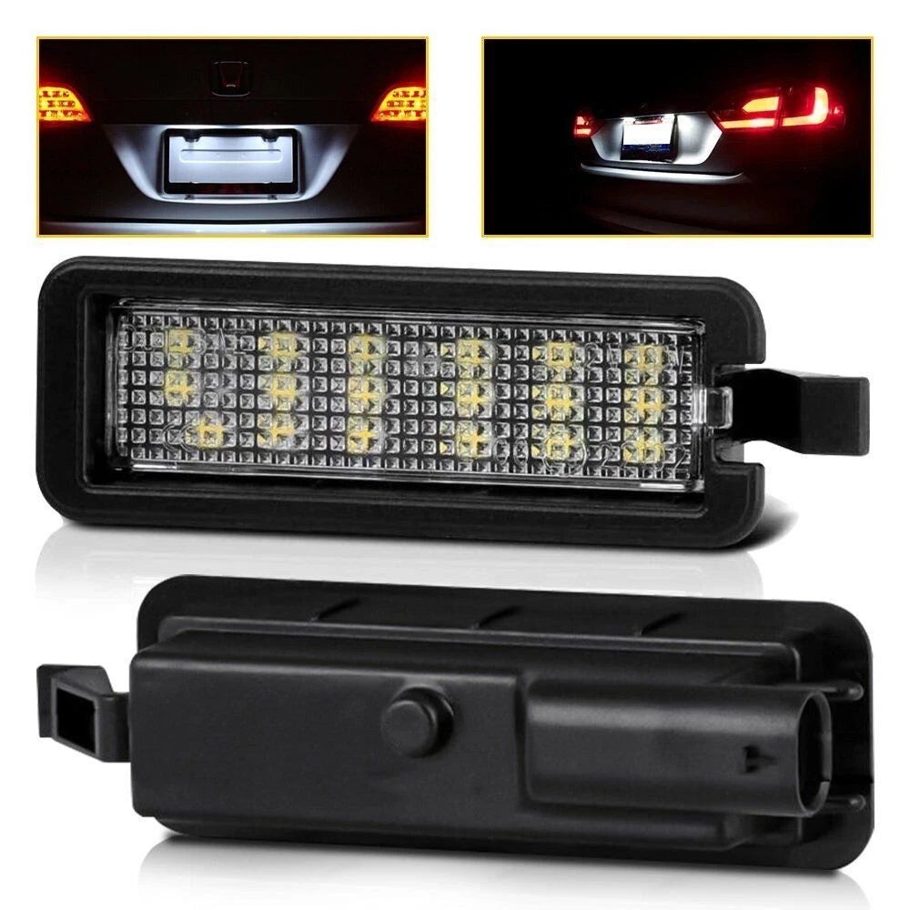 2X LED Rear License Plate Light Lamp for Dodge Challenger Chrysler 300 (2015–2021)