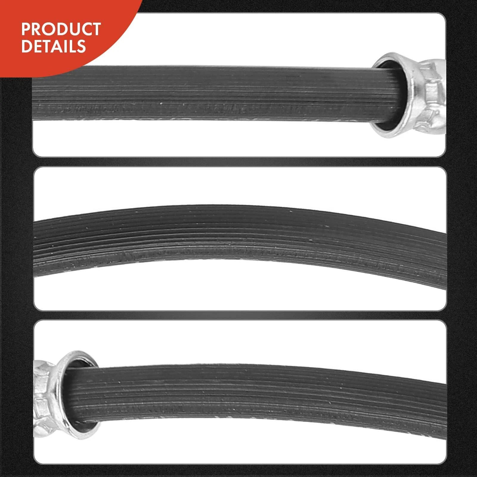 2X Rear Outer Brake Hydraulic Hose for Chevrolet Sonic (2013-2016)