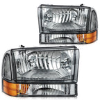 Pair of Headlight Assemblies for Ford Excursion (2000–2004)