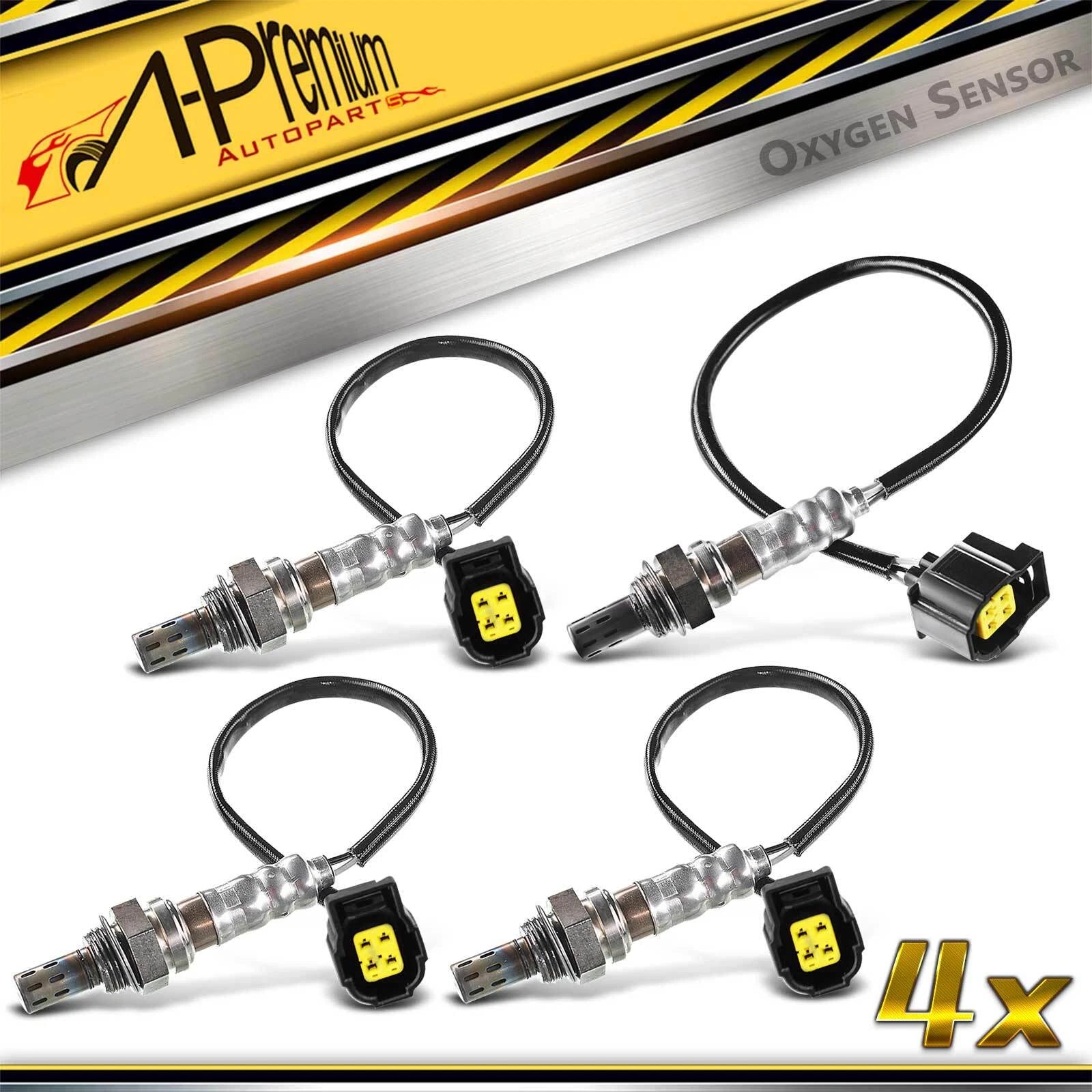 Set of 4 Oxygen Sensors for Ram 1500, Jeep Grand Cherokee (2013)