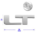 LT Chrome Emblem Sticker for GMC Chevrolet Pickup