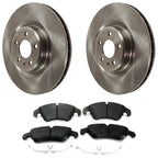 Set of 2 Brake Disc and Pad Kits for Audi S4 S5
