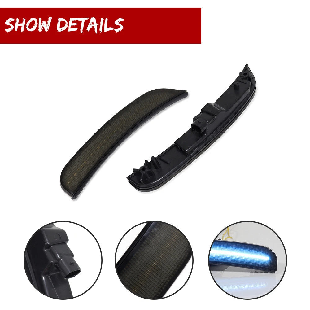 Ice Blue LED Side Marker Indicator Lamps for Chrysler 300 (2015–2023)