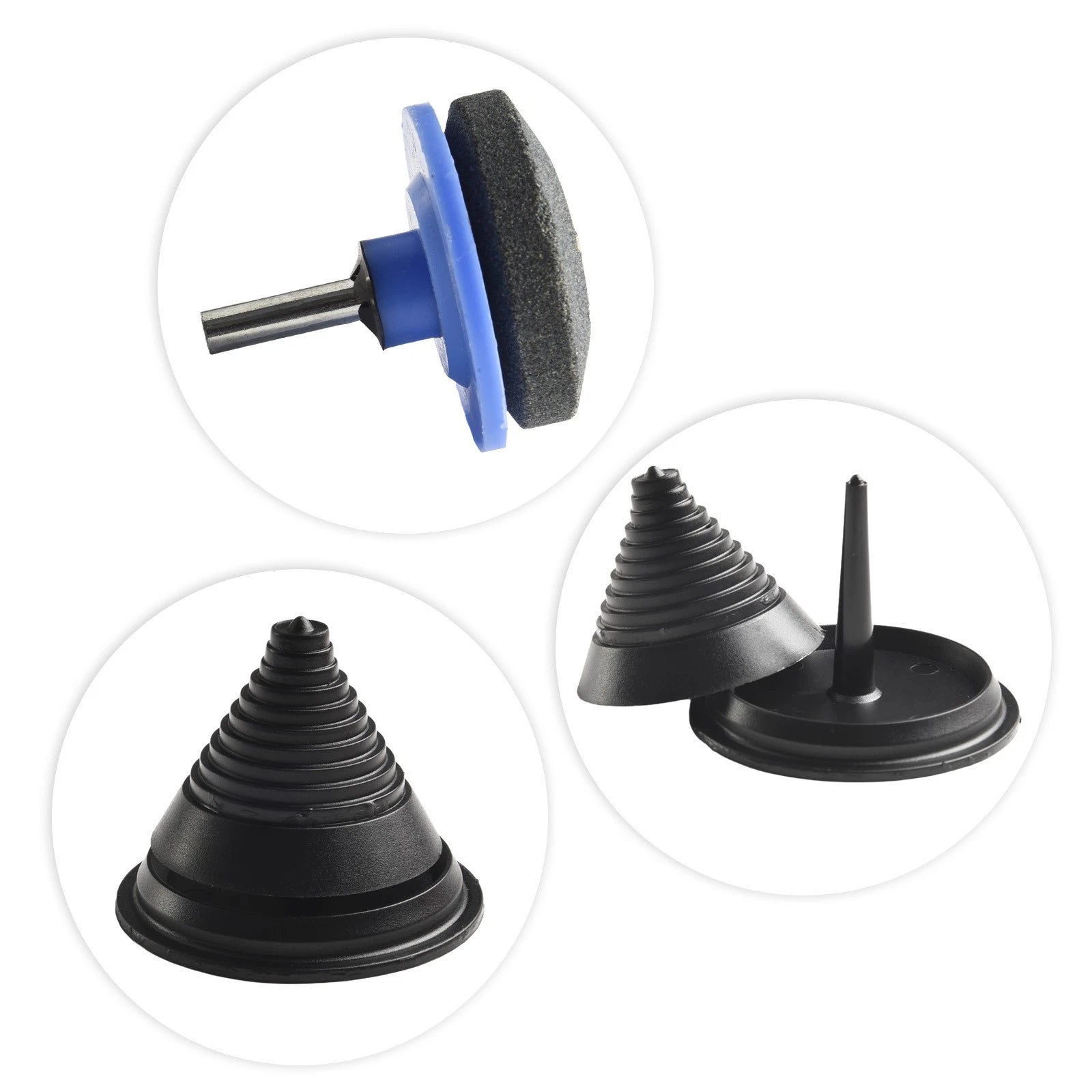 Set of 2 Mower Blade Balancer Sharpeners for Lawn Mower Tractor