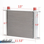 30 Row 10AN Aluminum Engine Transmission Oil Cooler