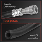 2X Power Steering Return Line Hose for BMW 128i 328i 325i 330i (2008–2013)