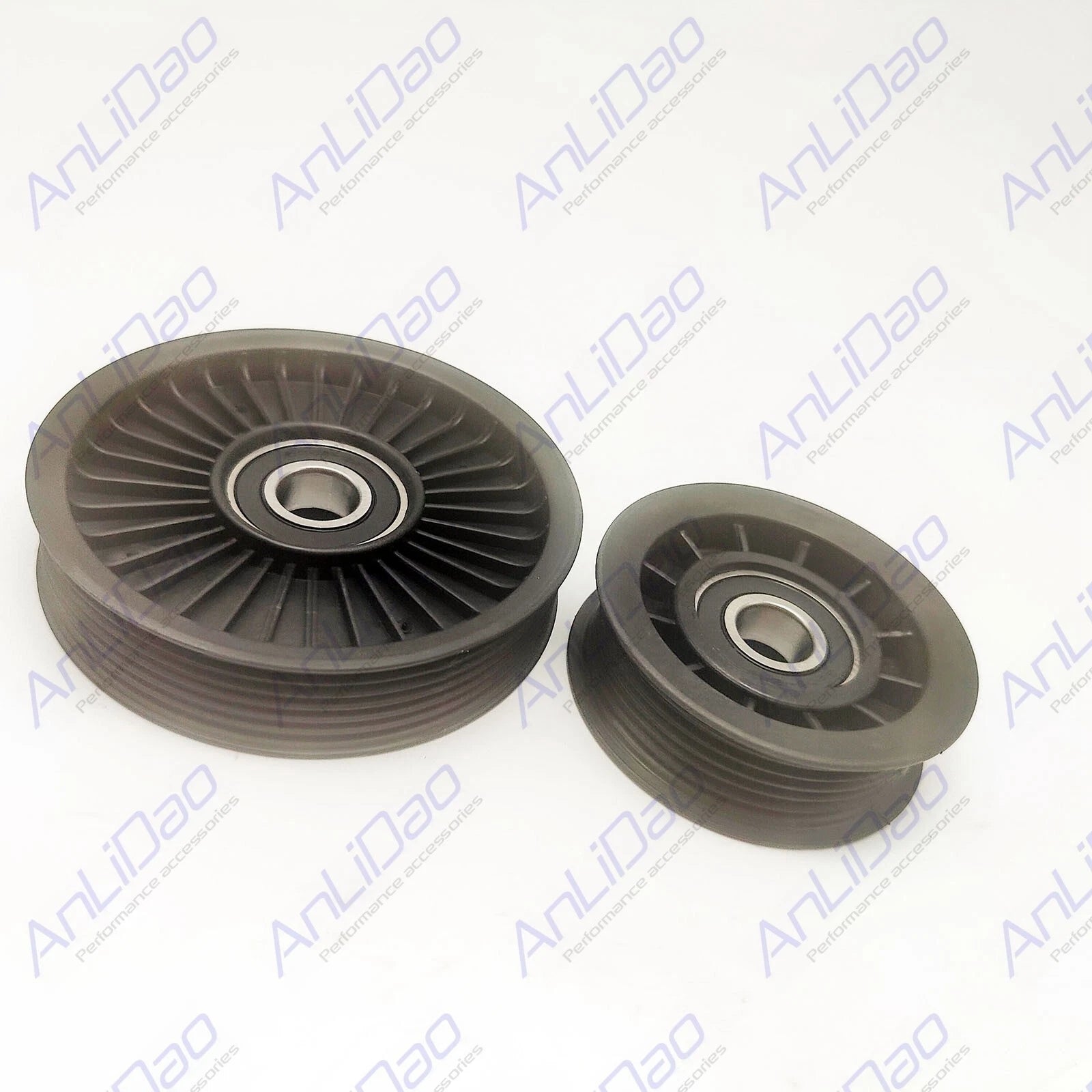 Belt Idler Pulley Set for Mercruiser 4.3L 5.0 5.7 6.2L V6 V8 (864625T 807757T)