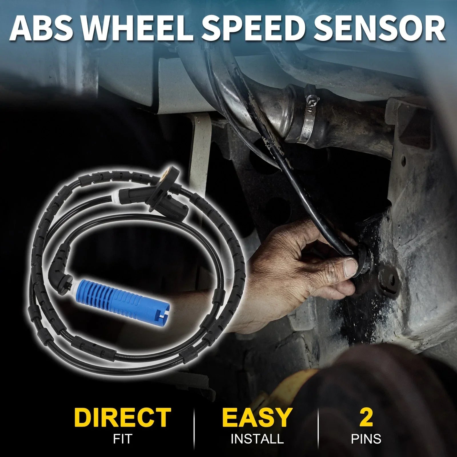 ABS Wheel Speed Sensor Rear Left/Right for BMW 325Ci (2001-2006)