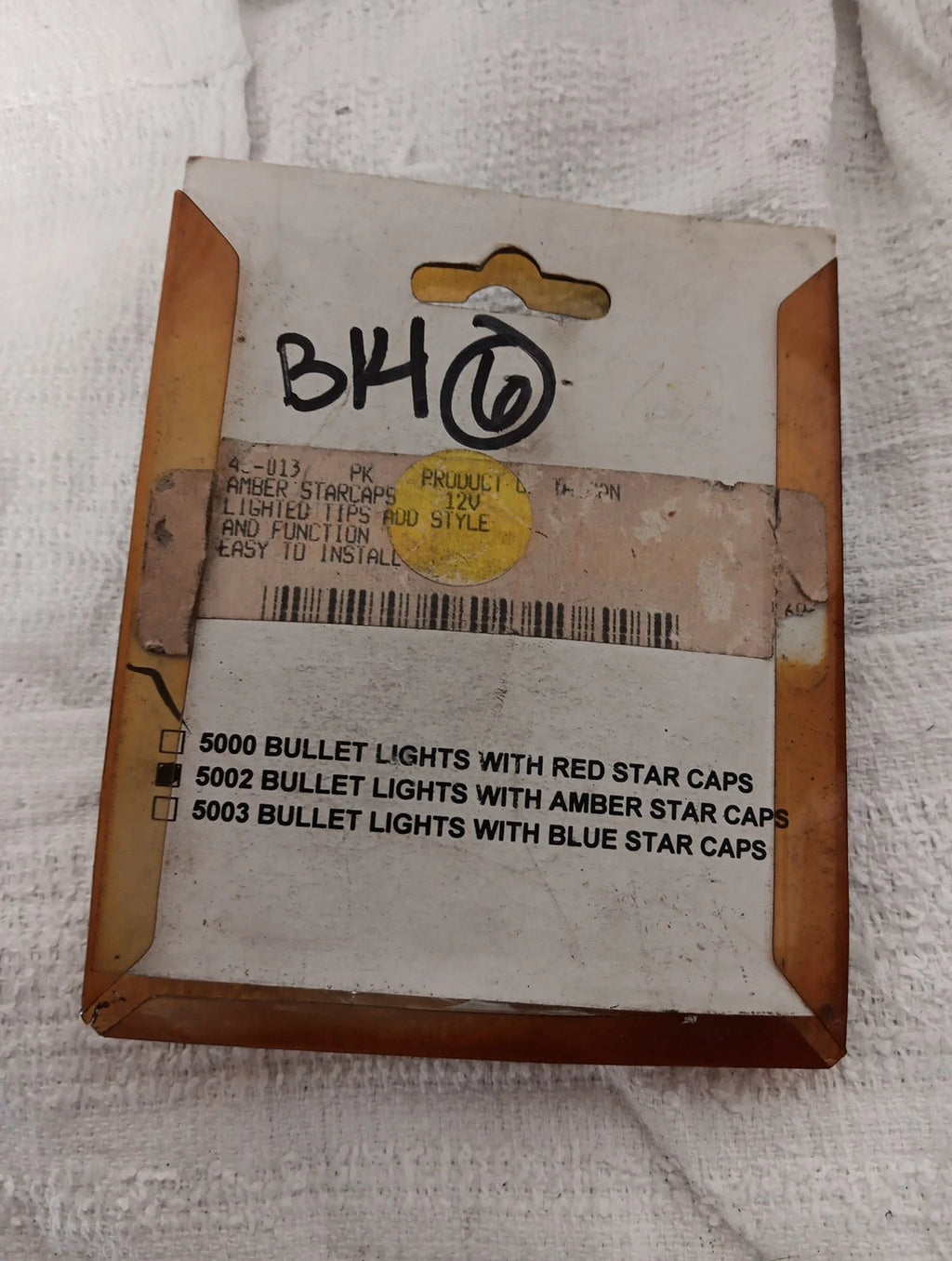 Bullet Lights with Amber Star Caps for Kuryakyn (5002)