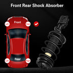 Set of 2 Front Quick Complete Struts with Coil Spring for Saturn Ion (2003-2007)