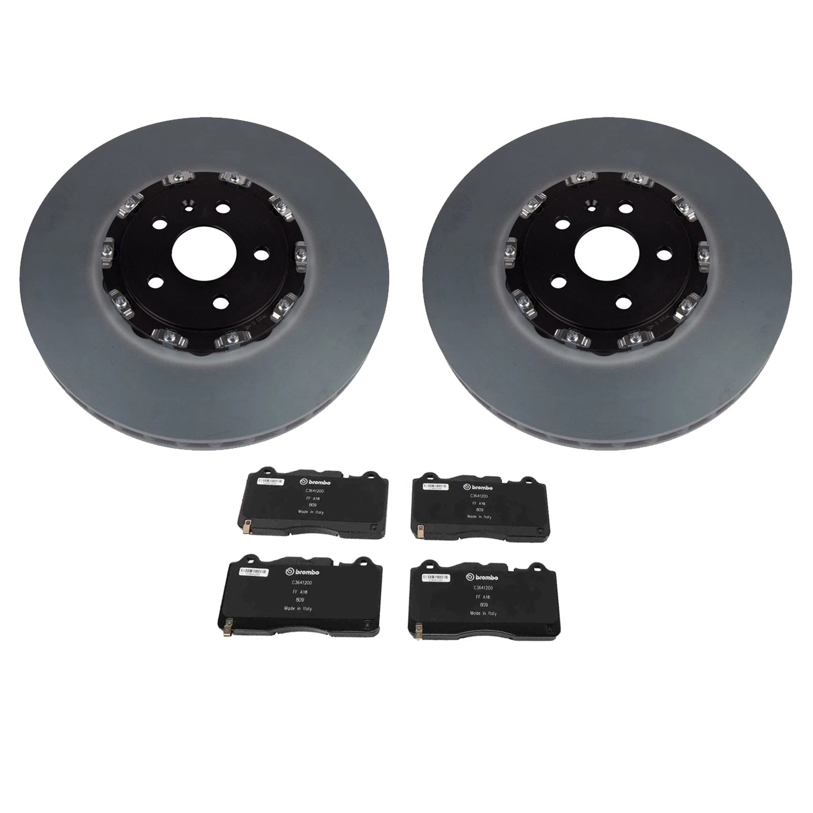 Front Brake Kit for Cadillac CTS, Chevrolet Camaro (390mm Disc Rotors, Pads)