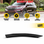 Set of 3 Black Rear Left Door Wheel Arch Moldings for Honda Pilot (2016–2022) & Passport (2019–2023)