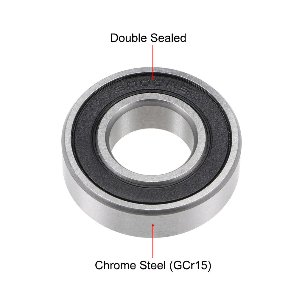 Set of 5 6002-2RS Ball Bearings for Various Models (15x32x9mm)