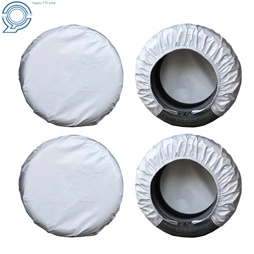 Set of 4 Tire Covers for RV Travel Trailer (27-29 Inch)