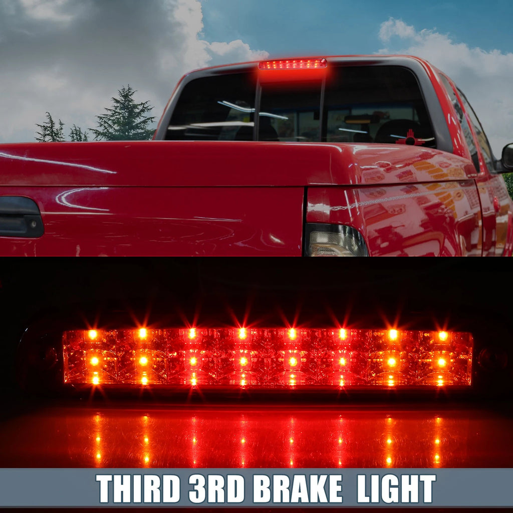 Tail High Mount Brake Stop Light CC3Z13A613B for Ford F-250 (1999–2016) Red
