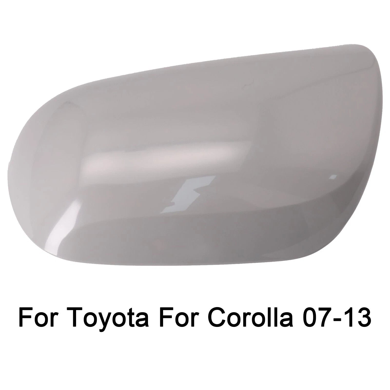 Left Rear View Mirror Housing for Toyota Corolla (2007–2013) - ABS Plastic White
