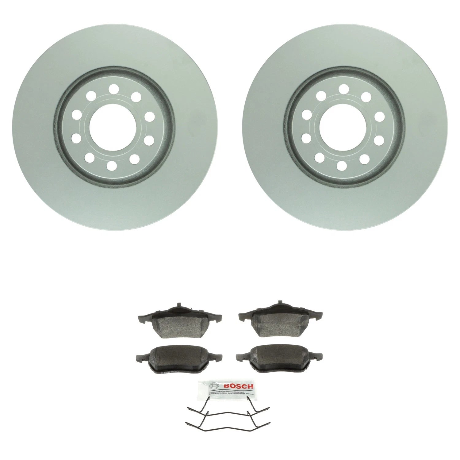 Bosch Quietcast Disc Brake Pad Kit & Rotors for Audi A8 Quattro