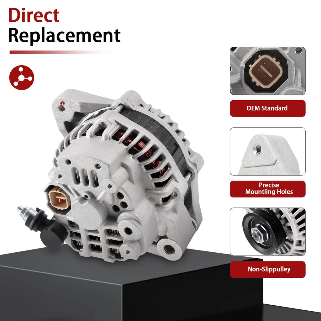 High Output Alternator for Honda Civic Acura EL (2001–2005)