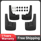 4PCS Front Rear Mud Flaps for 2019–2024 Dodge Ram 1500 (PP)