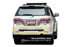 Rear Bumper Step Guard Plate Chrome for Toyota Fortuner Champ (2012-2015)
