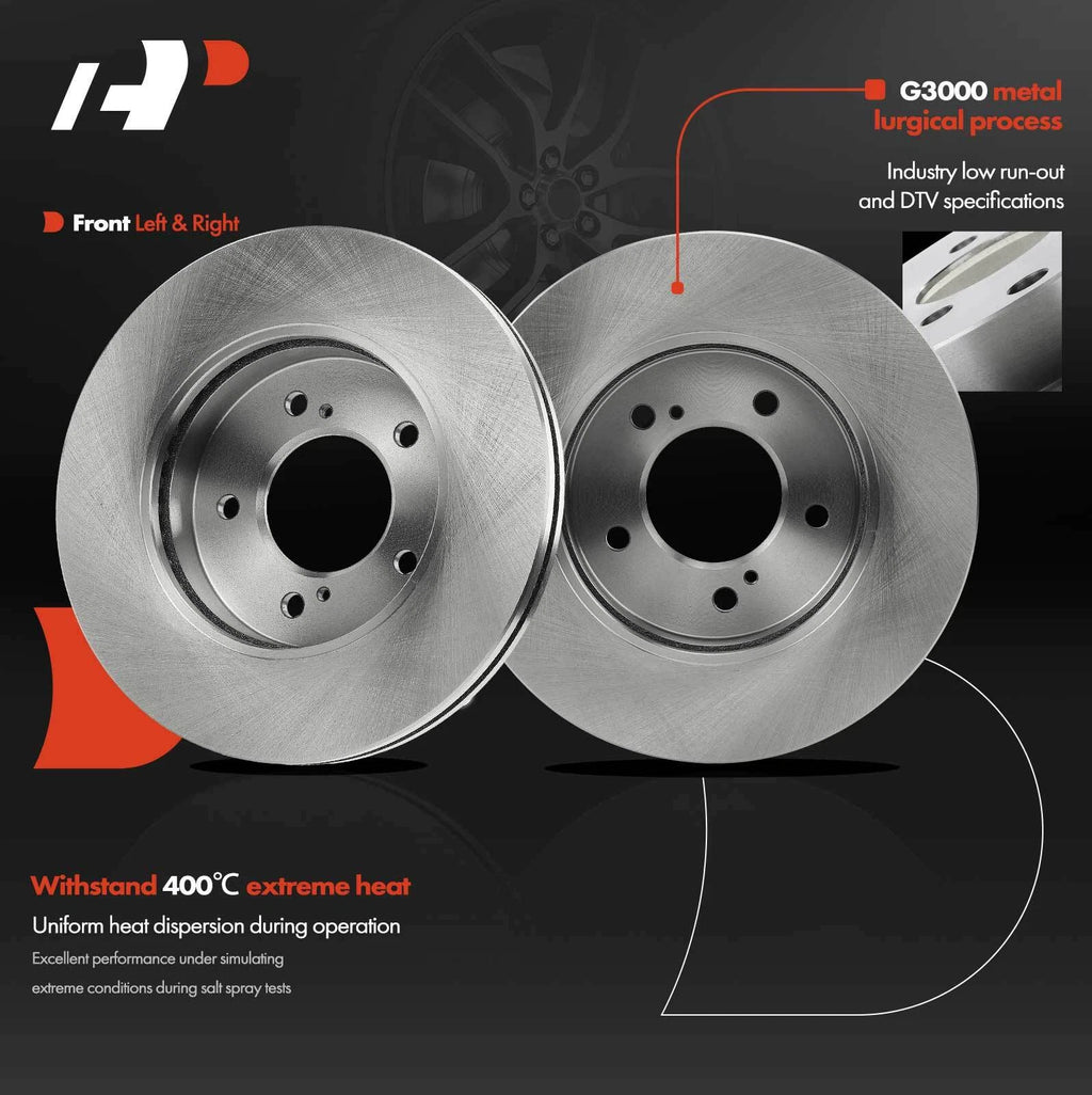 Front Disc Brake Rotors for Nissan Quest Mercury Villager (1993–2002)