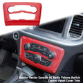 Carbon Fiber Look AC Switch Panel Cover for Dodge Charger (2015–2023)