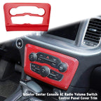Carbon Fiber Look AC Switch Panel Cover for Dodge Charger (2015–2023)