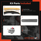 Set of 4 Timing Chain Kits for Hyundai Elantra Accent Tucson Kia Soul Forte