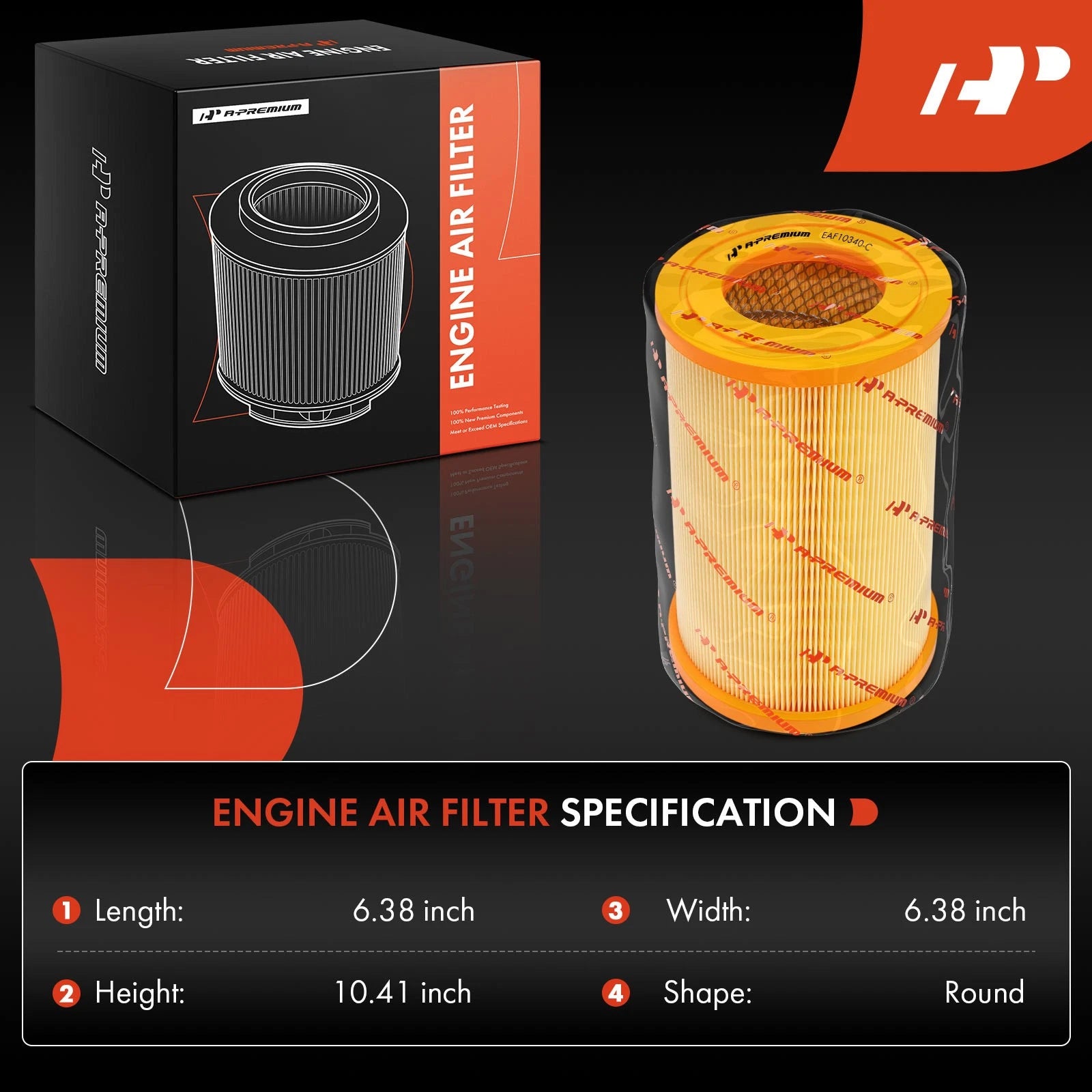 Engine Air Filter for Chevrolet S10 (2016-2017)
