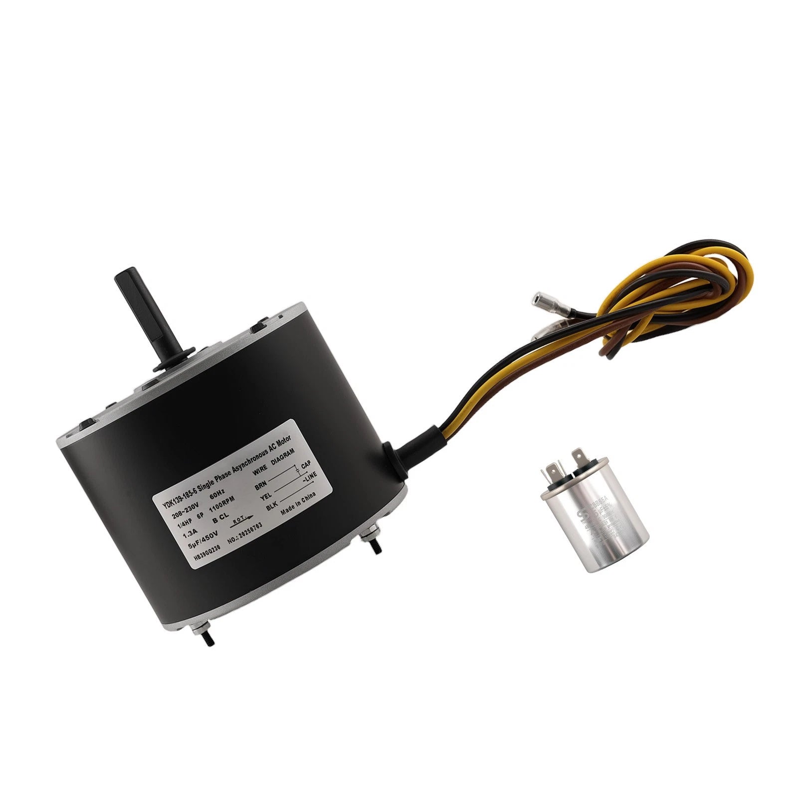 Fan Motor 1/4 HP 208-230V Y7S623C835L for Zhongshan Broad-Ocean HC39GE226