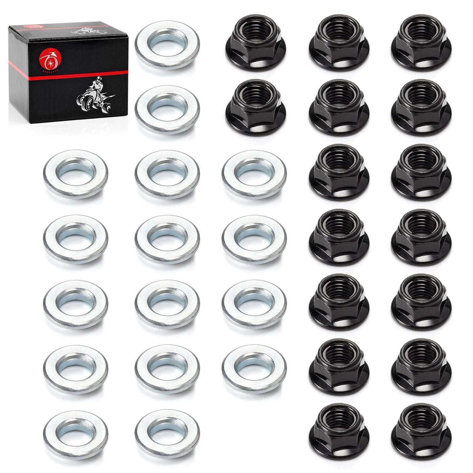 Wheel Lug Nut + Washer for Yamaha Banshee 350 (1995-2006)