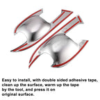 Set of 4 Exterior Door Handle Bowl Covers for Toyota RAV4 (2019–2023)