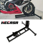 Adjustable Motorcycle Wheel Chock Stand for (15"-22" Wheel)