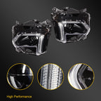 Headlight Projector Pair with LED DRL for Chevy Traverse (2022–2024)