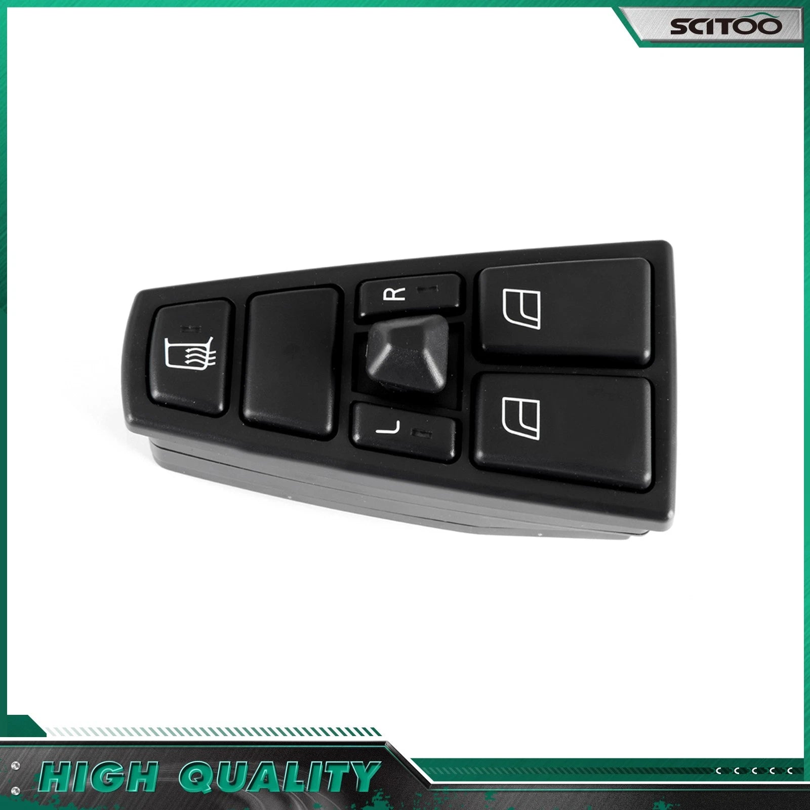 Power Window Switch for Volvo VNL (2005–2016) Front Left, Manual Locks