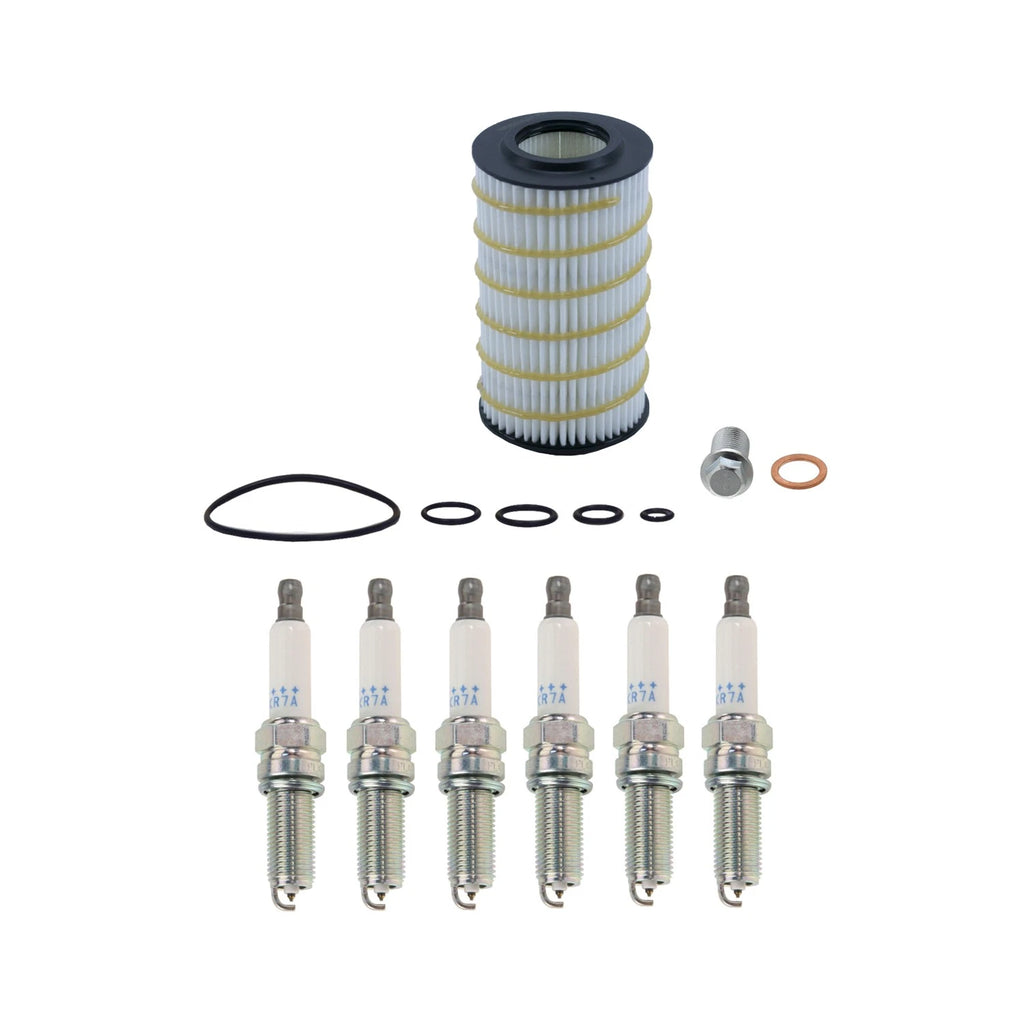 Wix Engine Oil Filter & NGK 6 Laser Platinum Spark Plugs for R171 SLK350 (2005–2011)