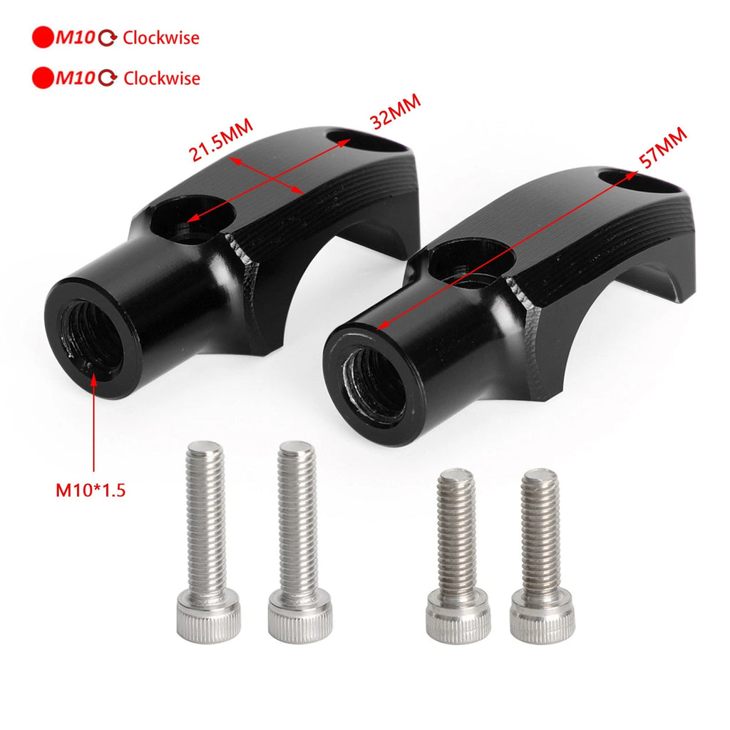 Master Cylinder Clamp Mirror Mount for BMW R1200GS R1250GS R1200R R1250R (2013–2023)