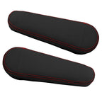 Leather Synthetic Armrest Cover for Honda Element (2005–2011) Black Red Stitch